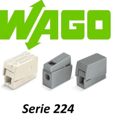 Wago 224-101 224-112 Leuchtenklemmen Dosenklemmen 1-Leiter 2-Leiter Wagoklemmen 