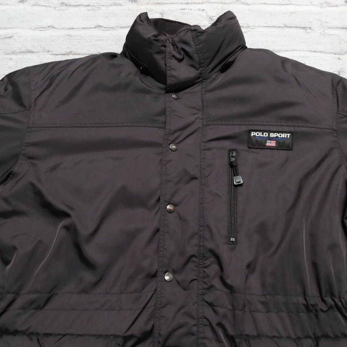 ジャケット・アウター 90s Ralph Lauren Black Watch Down Jacket Vintage Ralph Lauren Polo Sport down Puffer Jacket XXL Dark