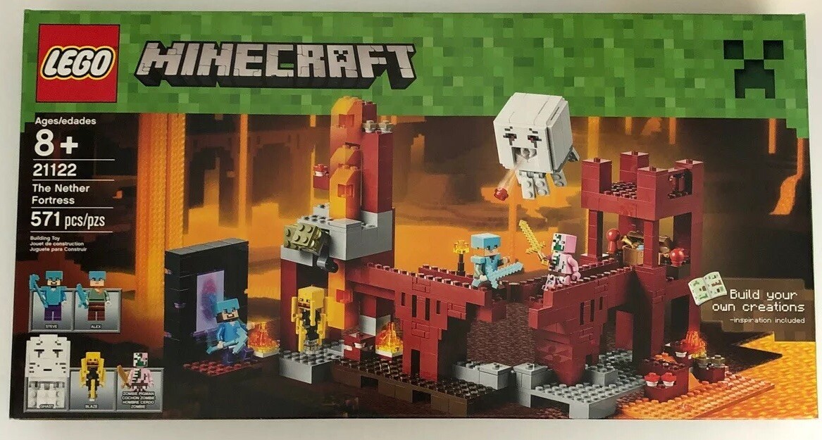 lego 21122 minecraft the nether fortress