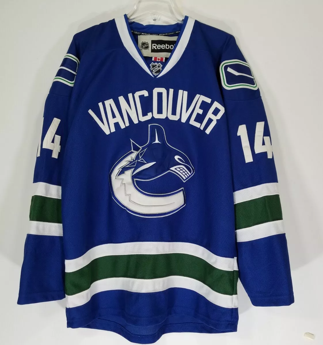 M/M Vancouver Canucks CCM White Jersey 