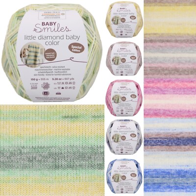 150g Schachenmayr Baby Smiles Little Diamond Baby Color - Wolle Garn (56,67 /kg)
