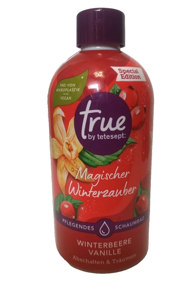 (4x420ml ) by tetesept Magischer Winterzauber PFLEGENDES SCHAUMBAD WINTERBEERE - Bild 3 von 4