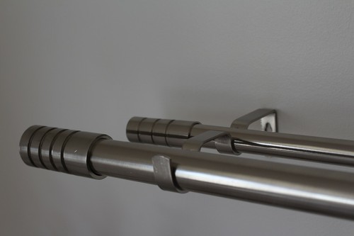 double curtain rods