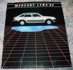 19 Page Sales Brochure 1983 Mercury Lynx