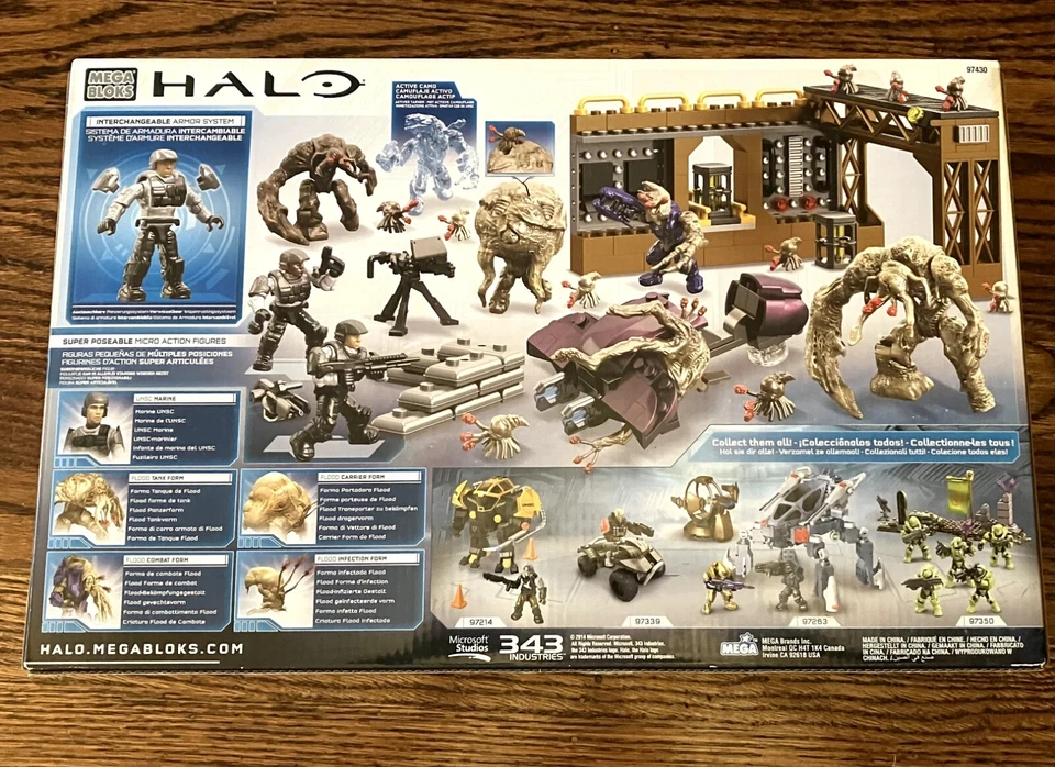 Halo MEGA BLOKS Flood Invasion 97430 BRAND NEW & SEALED Retired/Rare 2014 Set - Image 4 of 4