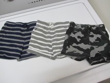baby boys shorts size 12 months, lot of 3, Cat  Jack