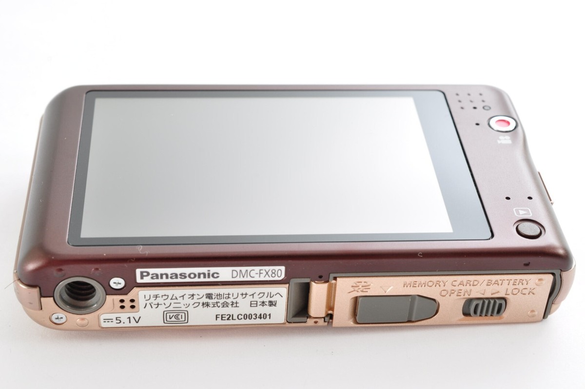 Panasonic Lumix DMC-FX80 Gold 12.1MP Digital Camera [Near