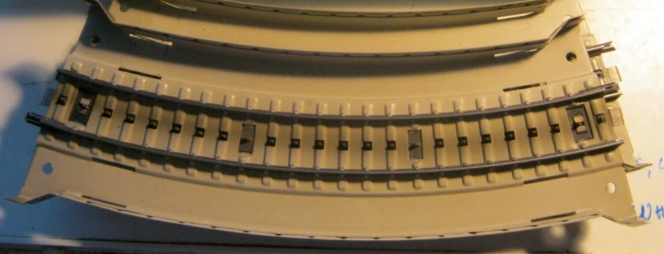 Märklin H0 7167 M-Gleis gebogenes Rampenstück Metall gut