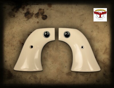 RUGER WRANGLER & SUPER WRANGLER GRIPS ~ MAGNA-TUSK  IVORY GRIPS