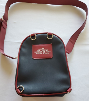 Fila Brenna Backpack Pebble PU FILA Backpack Purse Travel Bag Multicolor Logo Biella Italia  main image 3