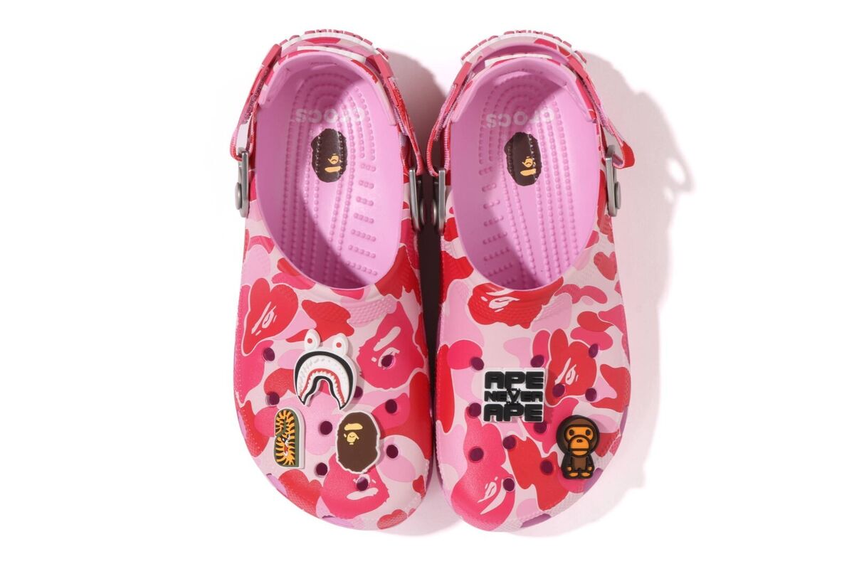 A BATHING APE®︎ × Crocs Clog Abc Camo Pink 209627-612 Men's A BATHING APE®︎ × Crocs Clog Abc Camo Pink 209627-612 Men's