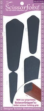 SCISSORFOBZ Designer Scissors Sheath Cover 4pc Pack Textured BLACK