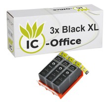 3x Drucker-Patrone Black für