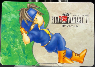 Locke 64 Final Fantasy 6 VI Trading Cards 1995 Bandai Square