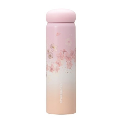 Starbucks Japan SAKURA 2025 Stainless Steel Bottle Pale Pink Gradient 355ml