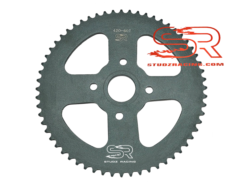 60T Sprocket & 420 Chain For Mini Bikes - High Torque Rear Sprocket For Coleman, Baja, Mega Moto