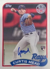 2024 Topps 1989 Topps Baseball Autographs#89BA-CME Curtis Mead 