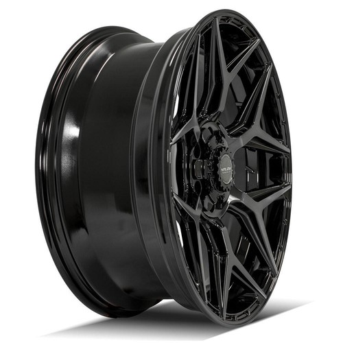 4PLAY Wheel 22x9 6x135 + 6x139.7 GM Chevy RAM 4P06 Black Wheel (1) - Picture 4 of 5