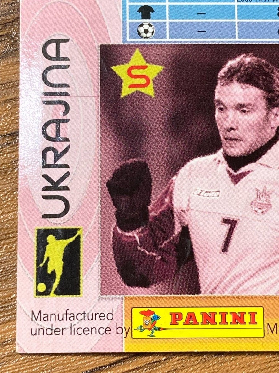 Panini World Cup Germany 2006 Card #186 Andriy Shevchenko Ukraine
