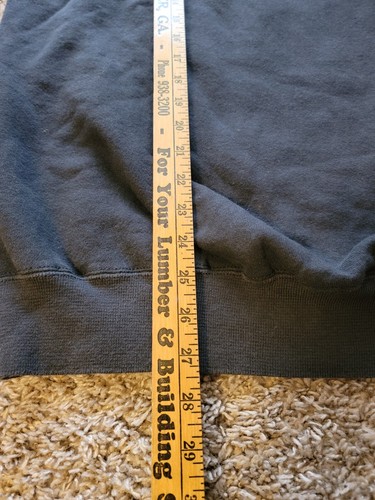 Hanes Ultimate Cotton Men's Tag Georgia Christmas Tree Sweater Sz.L Vtg - Picture 7 of 12