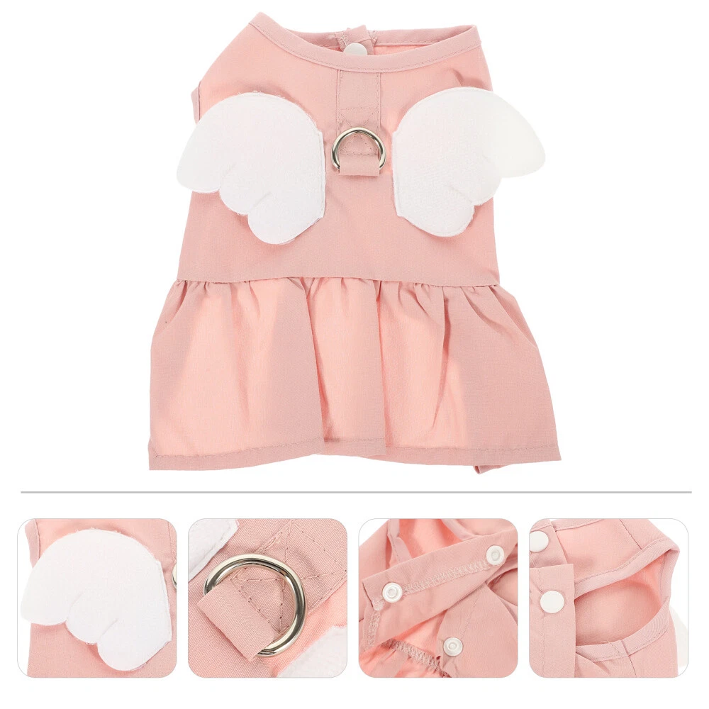 MIU MIU 3 Pezzi Vestito per Cani Animali Domestici Costume Estivo per Animali Domestici Gatto Accessori 