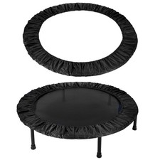 Trampolines Spring Cover 10 Holes Trampolines Replacement Cover 60"  Black