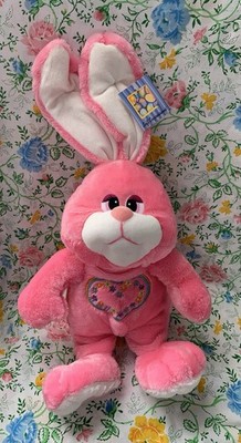 Dandee Collectors Choice Bunny Rabbit Plush Soft Expressions 17  W/Tags Vtg