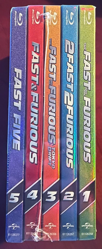 The Fast and the Furious Blu-Ray Movie Collection, Parts 1-5 Foto 2 de 3