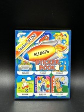 Personalized Name ELIJAH STICKER BOOK Stick W/Us Boy Funky Groovy Stickers