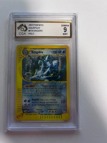 2003 Pokemon Aquapolis - Kingdra Holo #H14 PSA 9 MINT