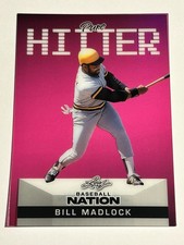 2025 Leaf Baseball Nation BILL MADLOCK Pirates Pure Hitter Pink Acetate 5/6