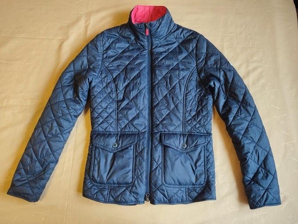 Women Barbour Jacket Navy Polyester 34 / XS / 42