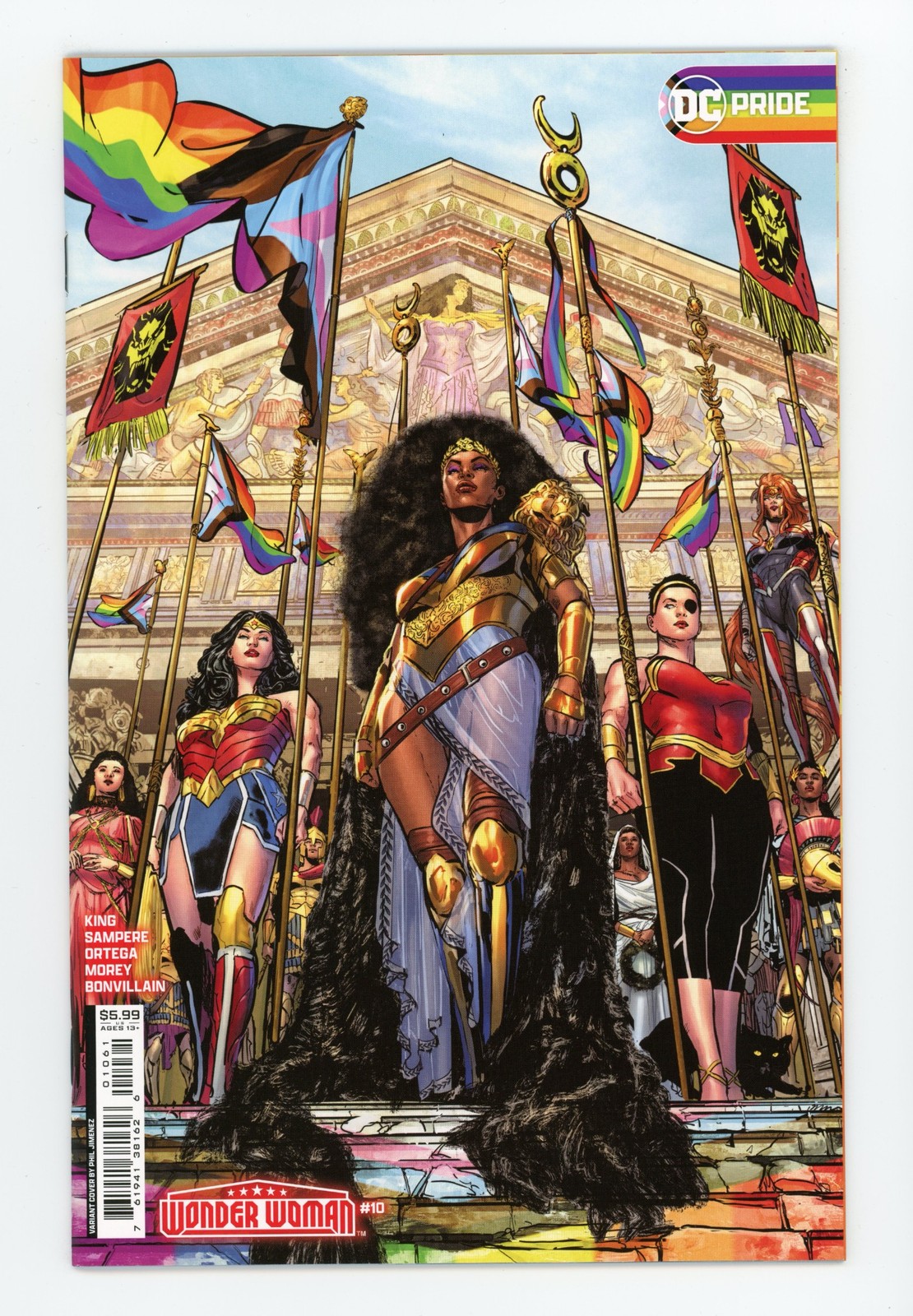 Wonder Woman #10 NM+ Jimenez DC Pride Variant 2024