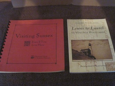 ''Visiting Sussex - Even If You LIve Here'' Book + Lewes to Laurel Postcard Book