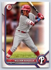 WILLIAM BERGOLLA  PHILLIES  2022 BOWMAN DRAFT #BD-88