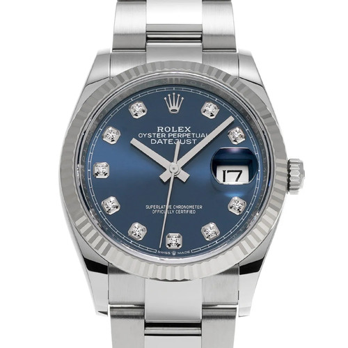 Rolex Datejust 36 126234G 36mm Stainless Steel Blue Wristwatch...