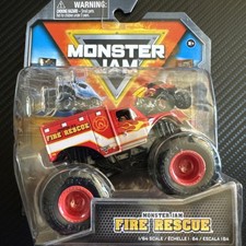Monster Jam Hot Wheels Fire Rescue Series 30 Diecast Truck Htf Rare 164 Monster Jam Hot Wheels Fire Rescue Series 30 Diecast Truck Htf Rare 164