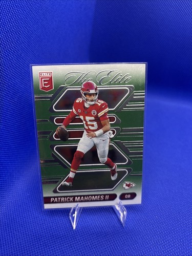 Patrick Mahomes II 2024 Donruss Elite The Elite Green #14 Kansas City Chiefs - Picture 1 of 2