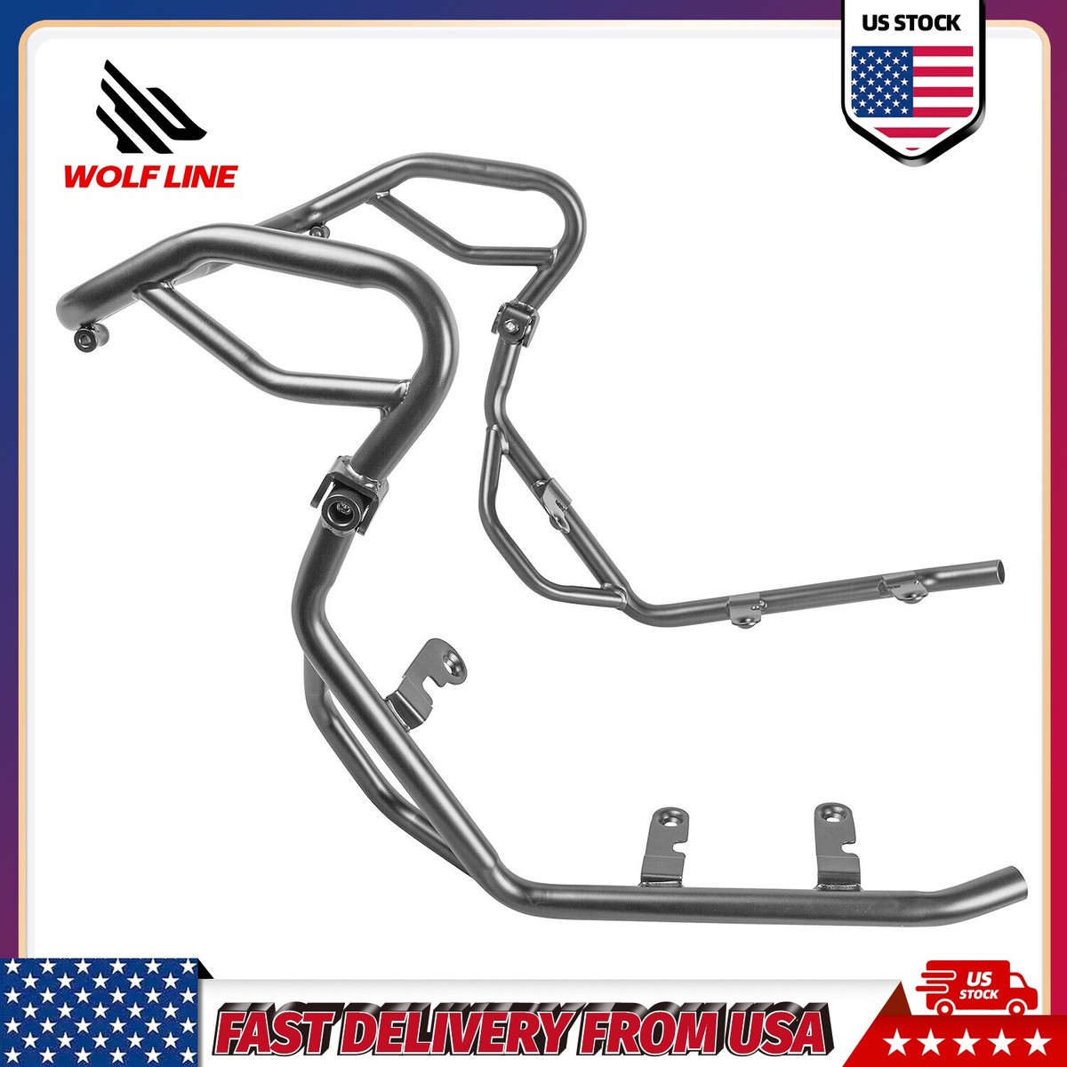 ハイパーSFアドベンチャーアニメ カプリコン LD WOLFLINE Crash Bar Engine Guard Frame Protection For Honda ADV 160