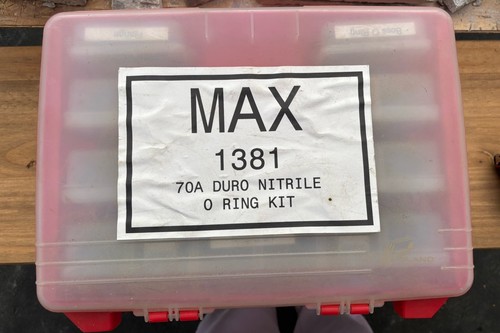 O-Ring Asst, MAX 1381 70A Duro Nitrile O Ring Kit