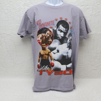 Mike Tyson Kid Dynamite Graphic T Shirt Large Purple Boxing Tee