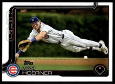 2025 Topps 38 Nico Hoerner Chicago Cubs Baseball Card