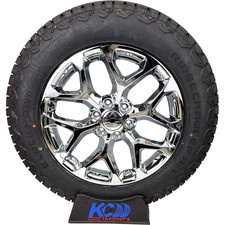 20 Chevy Silverado Tahoe Replica Gloss Black Snowflake Wheels Rims Tires Bhk At