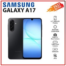 Samsung Galaxy A17 4G 8GB 256GB BLACK Dual SIM Unlocked Android Cell Phone