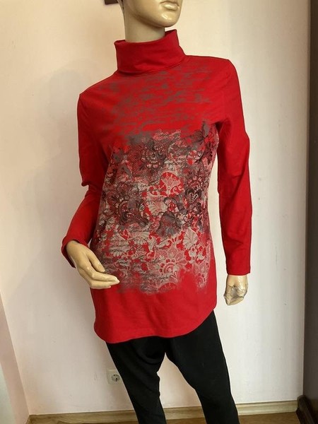 Women Betty Barclay Shirt Red Cotton 38 / M / 46