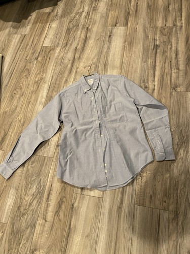 Brooks Brothers Makers Shirt Men's Blue Long Sleeve Button Up Collared Size 12 - Afbeelding 1 van 3