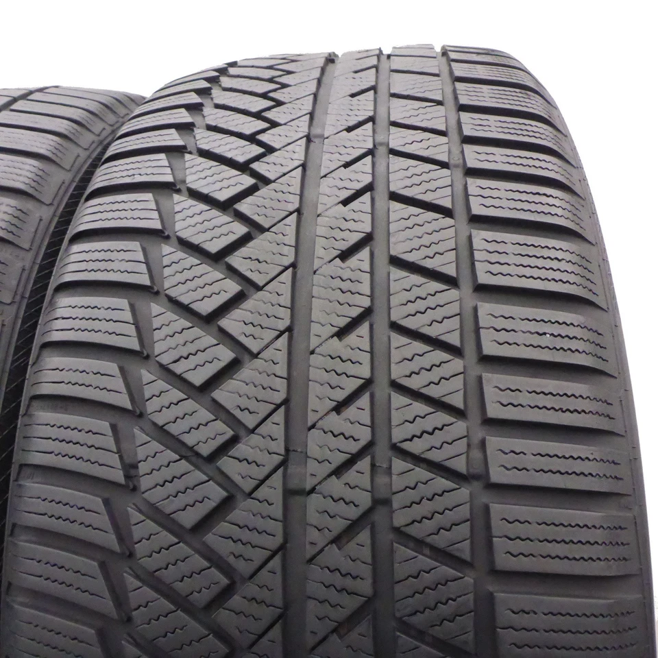 285 45 21 2X CONTINENTAL 285/45 R21 113V XL TS850P Pneus D'Hiver 6-6,8Mm 2018 - Photo 4/4