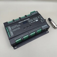 32CH 96A RGBW DMX512 Decoder 16Bit 8KHz LED Driver DC12-24V RDM Display