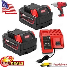 Battery For Milwaukee for M18 18V 8.0AH Extended Lithium 48-11-1820 or Charger