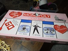 Hasbro Monopoly I Love Lucy 50th Anniversary Board Game 2001 Edition Mint Shape